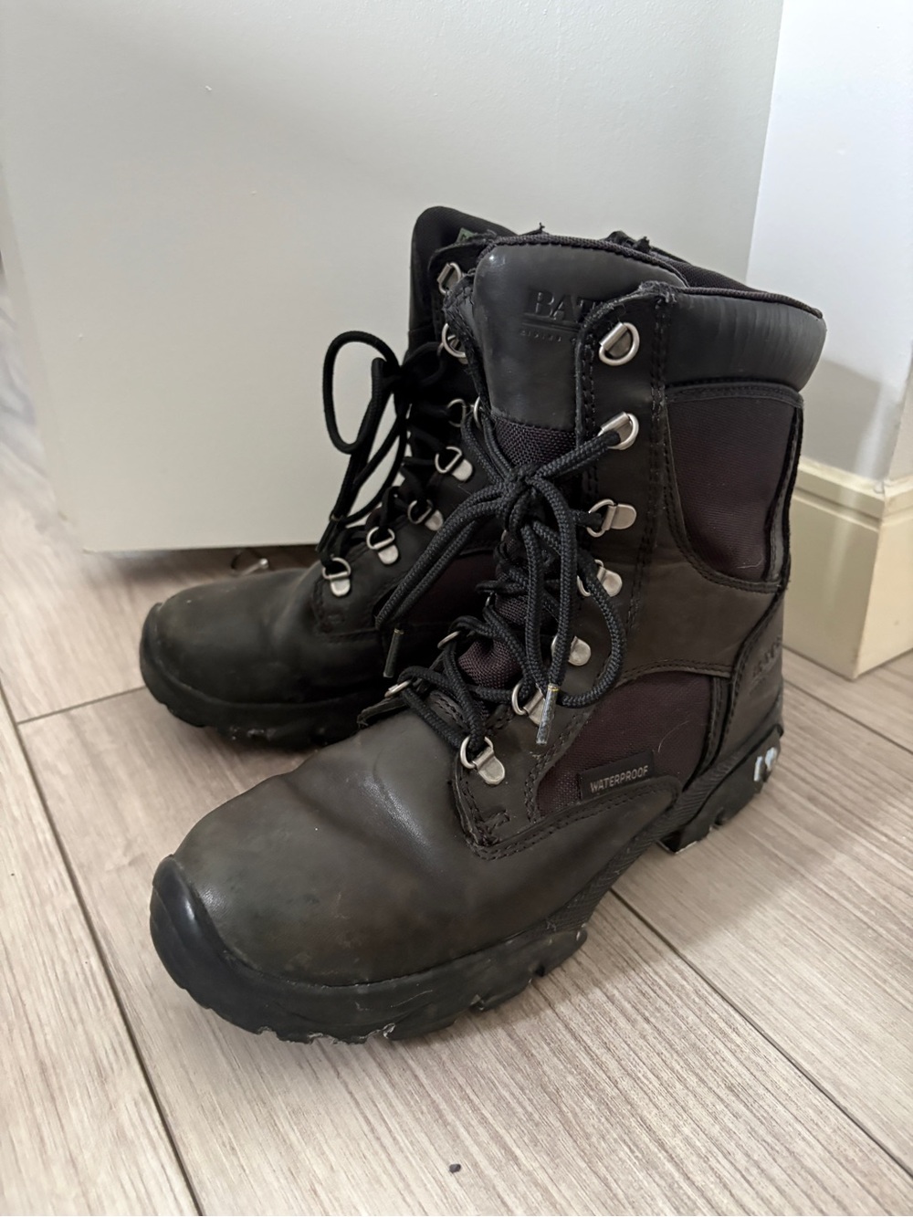 Bates Men's Black Brown Waterproof Tactical Boots